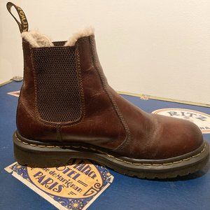 Dr. Marten's Women's Leonore Faux Fur-lined Chelsea Boots